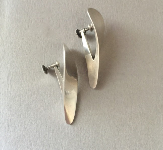 Georg Jensen Earrings No. 130 by Nanna Ditzel