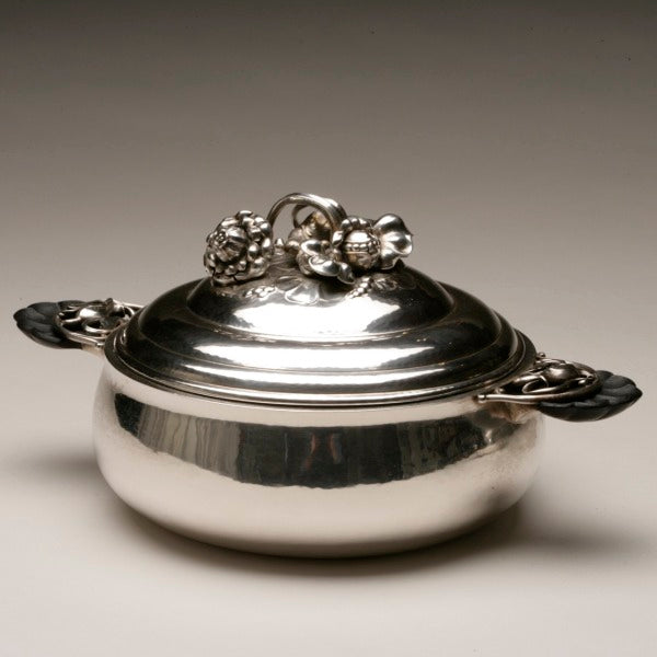 Georg Jensen Sterling Silver Vegetable Tureen Pair No. 417A Very Rare