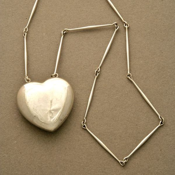 Georg Jensen Heart Necklace by Astrid Fog, no. 126