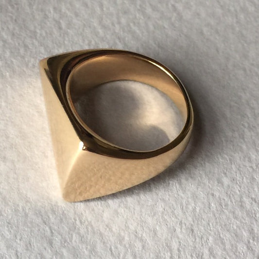 Georg Jensen Modernist Ring in 18k Gold by Henning Koppel, no. 1141