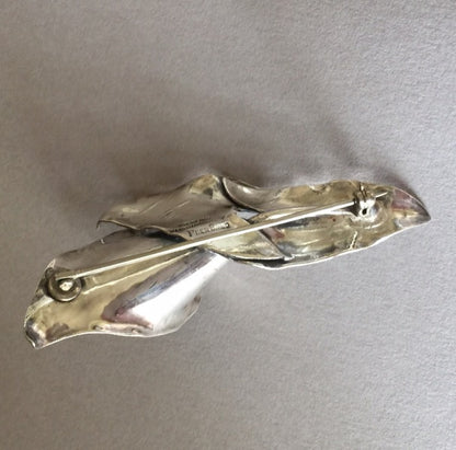 Peer Smed Sterling Silver Calla Lily Brooch