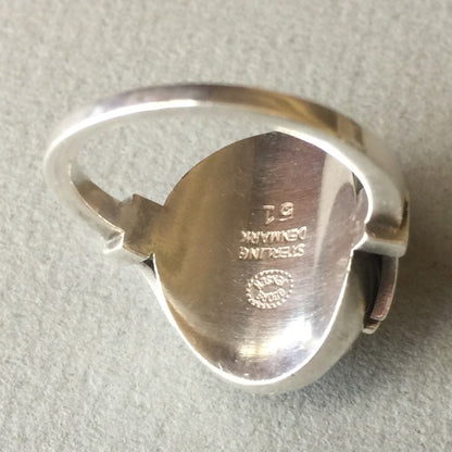 Georg Jensen Sterling Silver Ring No. 51 by Oscar Gundlach-Pedersen