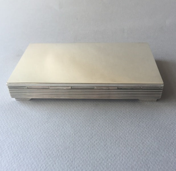 Georg Jensen Sterling Silver Keepsake Box No. 712 by Sigvard Bernadotte