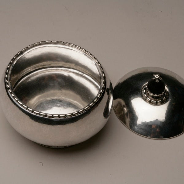 Georg Jensen 830 Silver Tea Caddy No. 36