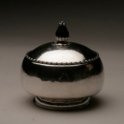 Georg Jensen 830 Silver Tea Caddy No. 36