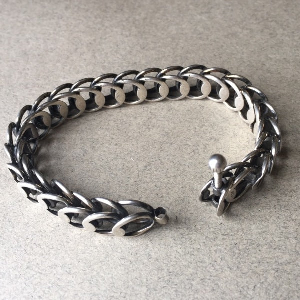 Hans Hansen Sterling Silver Modernist Bracelet