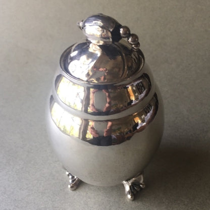 Georg Jensen Sterling Silver Blossom Tea Caddy No. 2