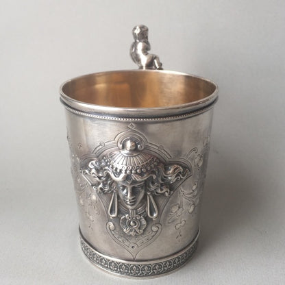 Braverman and Levy English Sterling Baby Cup Circa 1860