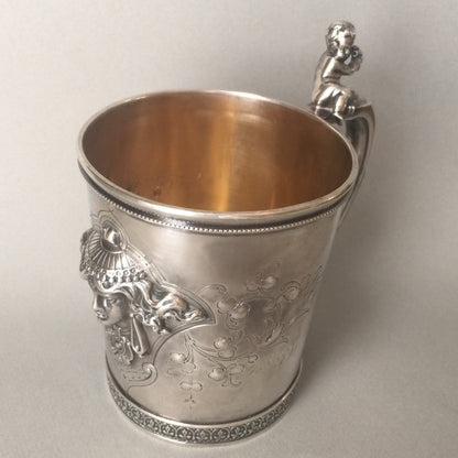 Braverman and Levy English Sterling Baby Cup Circa 1860