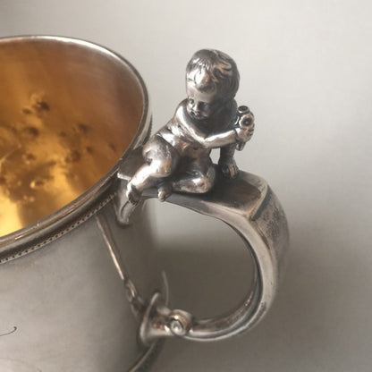 Braverman and Levy English Sterling Baby Cup Circa 1860