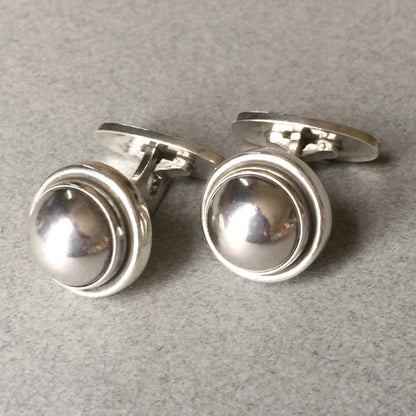 Georg Jensen Sterling Silver Cufflinks No. 44D by Harald Nielsen