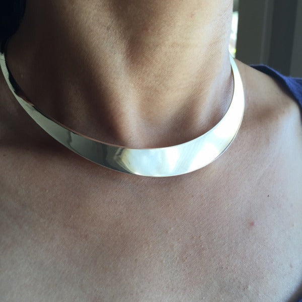 Ronald Hayes Pearson Sterling Silver Neck Collar