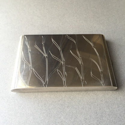 Georg Jensen Sterling Silver Large Cigarette Box No. 284 by Jorgen Jensen