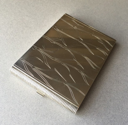 Georg Jensen Sterling Silver Large Cigarette Box No. 284 by Jorgen Jensen