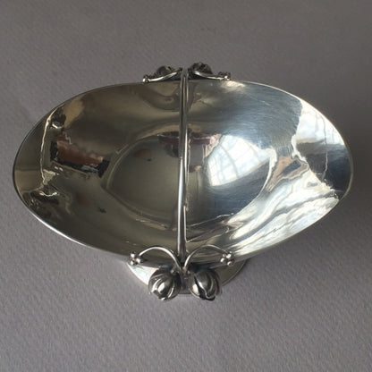 Georg Jensen Sterling Silver "Rosebud" Basket No. 235A