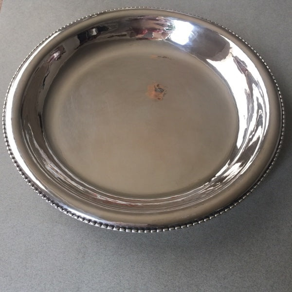 Estate Georg Jensen Large Sterling Silver Serving Bowl/Platter No. 290C