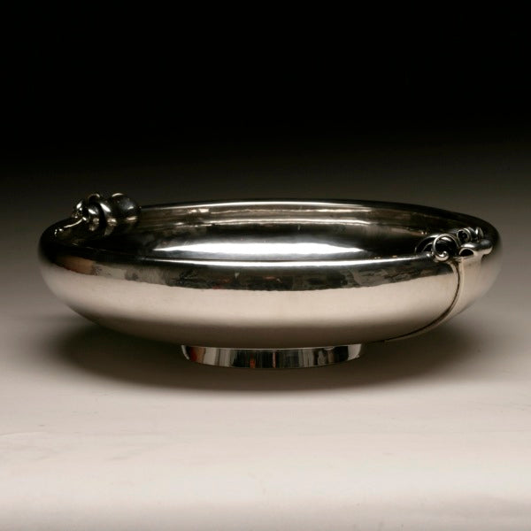 Georg Jensen Art Deco Centerpiece Bowl No. 618 by Oscar Gundlach-Pedersen ,Very Rare