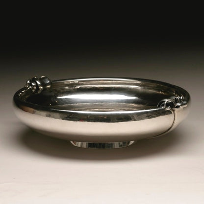 Georg Jensen Art Deco Centerpiece Bowl No. 618 by Oscar Gundlach-Pedersen ,Very Rare