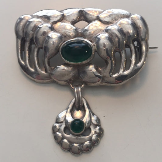 Sterling Silver Danish Brooch