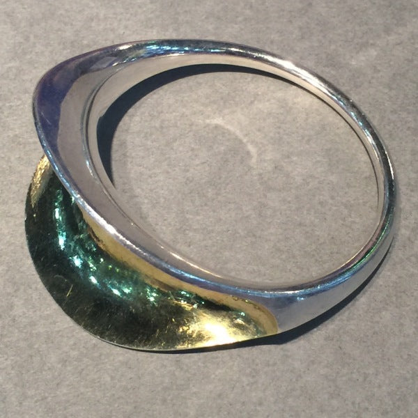 Hans Hansen Sterling Silver Modernist Bangle No. 251