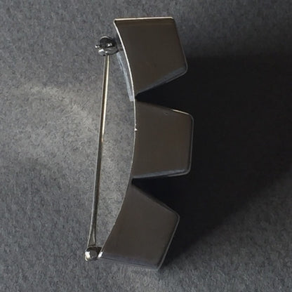 Georg Jensen Sterling Silver Brooch No. 333B by Nanna Ditzel