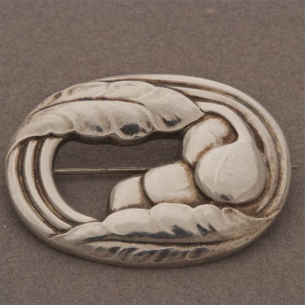 Georg Jensen Sterling Silver Brooch No. 18