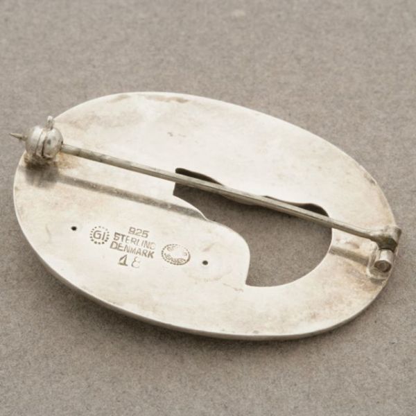 Georg Jensen Sterling Silver Brooch No. 18