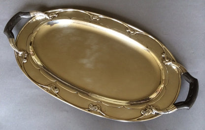 Georg Jensen Sterling Silver Meat Platter or Serving Tray No. 230L