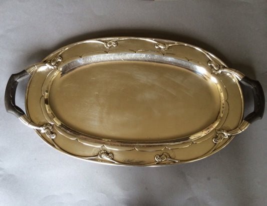 Georg Jensen Sterling Silver Meat Platter or Serving Tray No. 230L