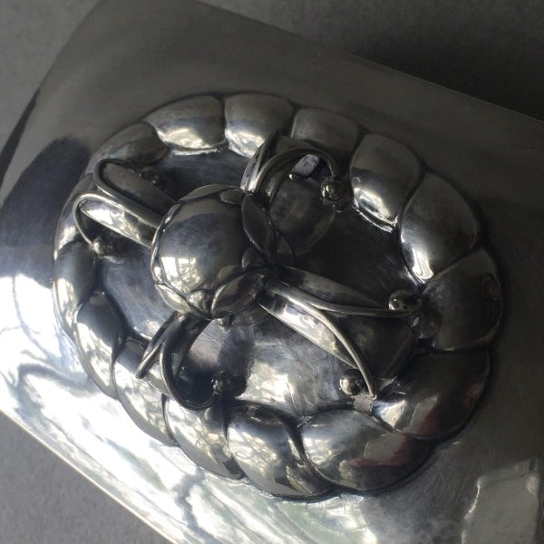 Georg Jensen 830 Silver Keepsake Box No. 166
