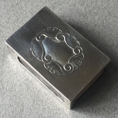 Georg Jensen Sterling Silver Matchbox Holder No. 68B by Gundorph Albertus