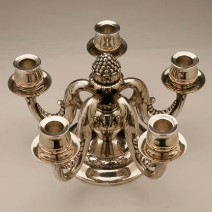 Evald Nielsen Sterling Silver Candelabrum