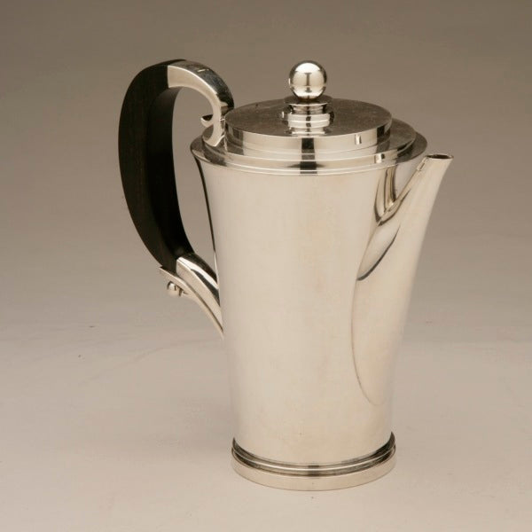 Georg Jensen Sterling Silver "Pyramid" Coffee Pot No. 600A by Harald Nielsen