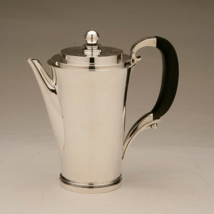 Georg Jensen Sterling Silver "Pyramid" Coffee Pot No. 600A by Harald Nielsen