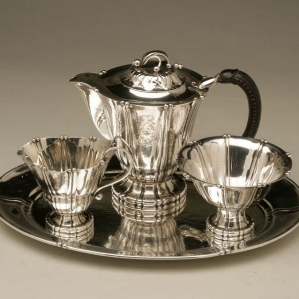 Georg Jensen 4 piece coffee set no. 4