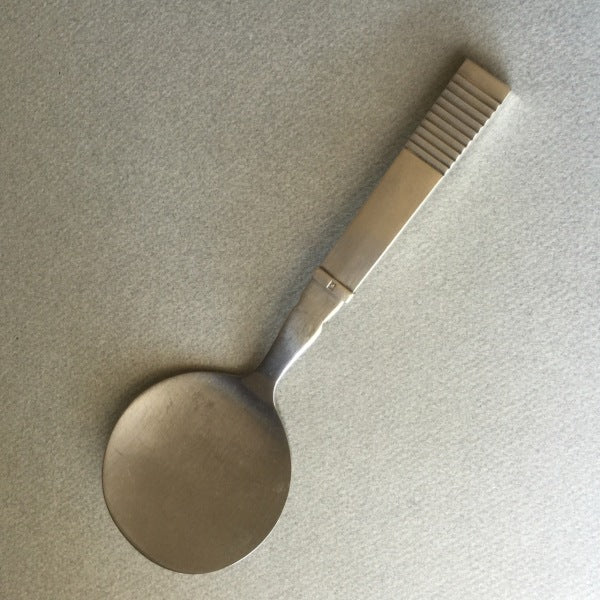 Georg Jensen Sterling Silver "Parallel" Pastry/Tomato Server by Oscar Gundlach Pedersen