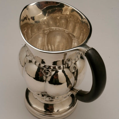 Georg Jensen 830 Silver "Melon" Water Pitcher No. 7