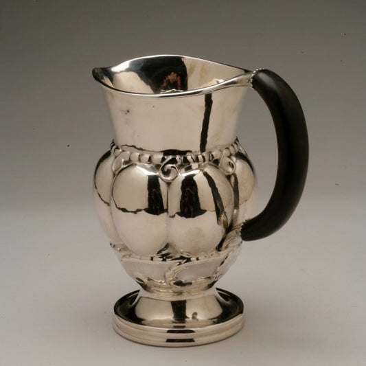 Georg Jensen 830 Silver "Melon" Water Pitcher No. 7