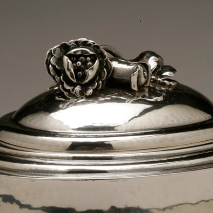 Georg Jensen Sterling Silver "Rose" Bonbonnière No. 262