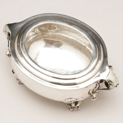 Georg Jensen Sterling Silver "Rose" Bonbonnière No. 262