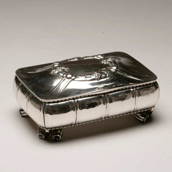 Georg Jensen 830 Silver Extra Large Keepsake Box No. 58