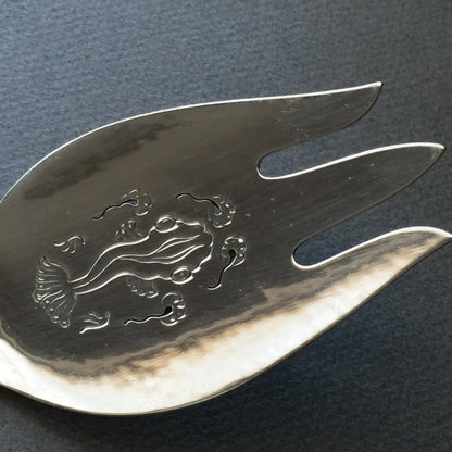 Georg Jensen Sterling Silver Cactus Fish Servers