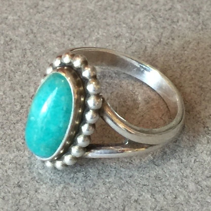 Georg Jensen Sterling Silver Ring No. 9 With Amazonite