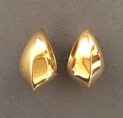 Georg Jensen 18K Gold Ear Cuffs No. 1126 by Nanna Ditzel