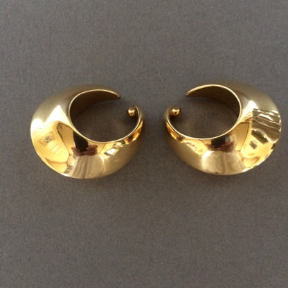 Georg Jensen 18K Gold Ear Cuffs No. 1126 by Nanna Ditzel