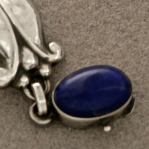 Georg Jensen Sterling Silver Bracelet with Lapis Lazuli No. 11