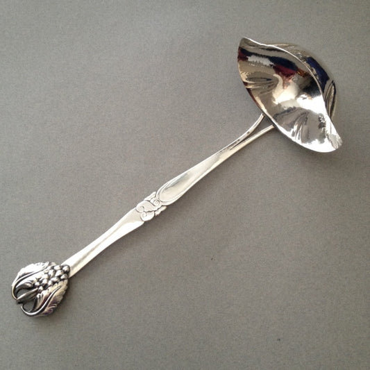 Estate Georg Jensen Sterling Silver "Ornamental" Punch Ladle No. 158