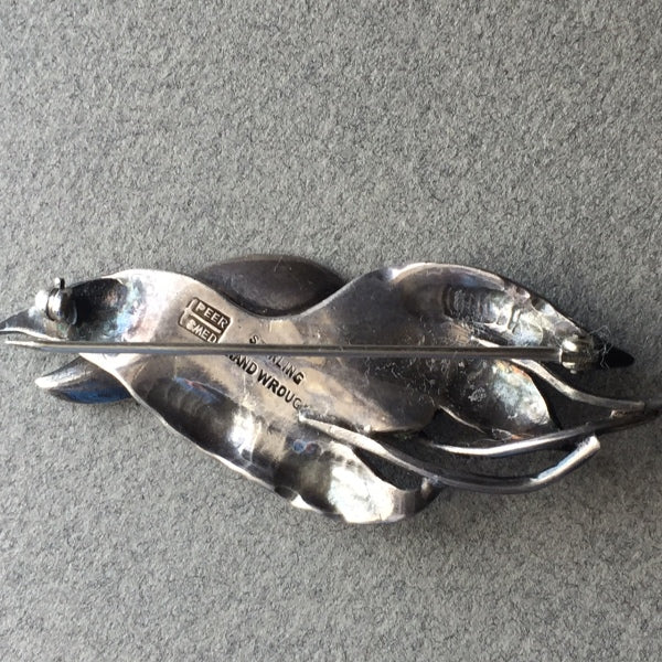 Peer Smed Sterling Silver Calla Lily Brooch