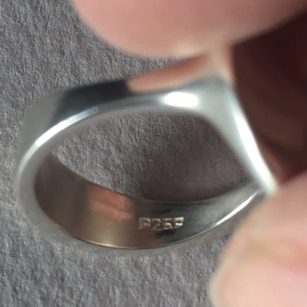 Estate Hans Hansen Sterling Silver Modernist Ring Size US 7.5