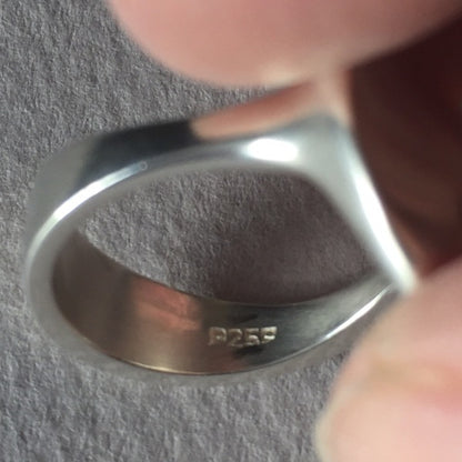 Estate Hans Hansen Sterling Silver Modernist Ring Size US 7.5